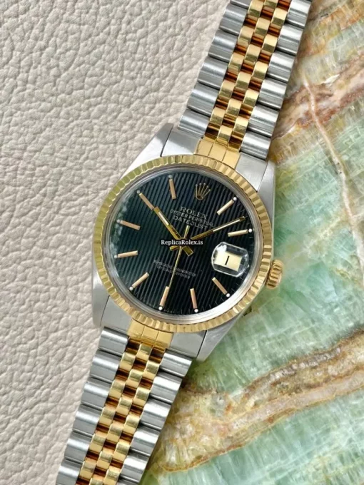 Fantastic Replica Rolex Datejust 16013 Caliber 3035 Automatic Movement 36mm Gold/steel Case Mens/unisex Watch