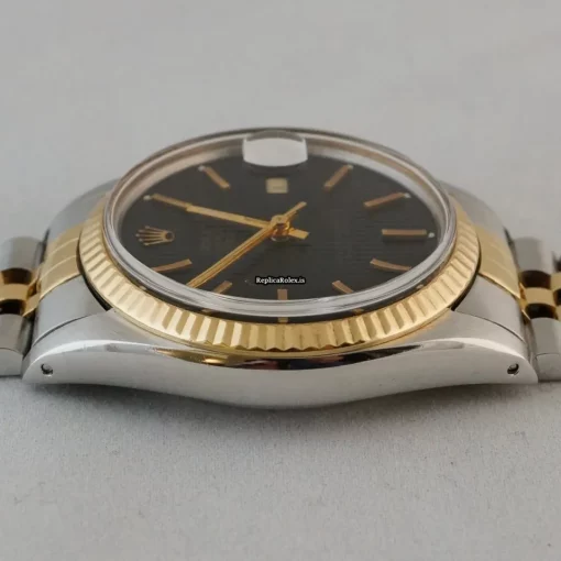 Fantastic Replica Rolex Datejust 16013 Caliber 3035 Automatic Movement 36mm Gold/steel Case Mens/unisex Watch - Image 3