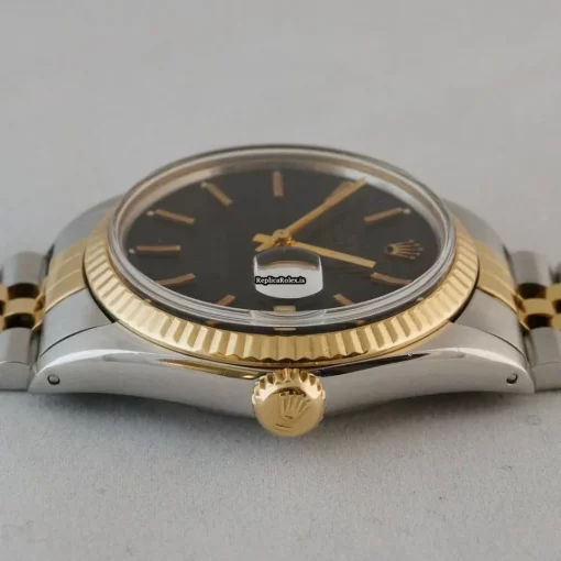 Fantastic Replica Rolex Datejust 16013 Caliber 3035 Automatic Movement 36mm Gold/steel Case Mens/unisex Watch - Image 5