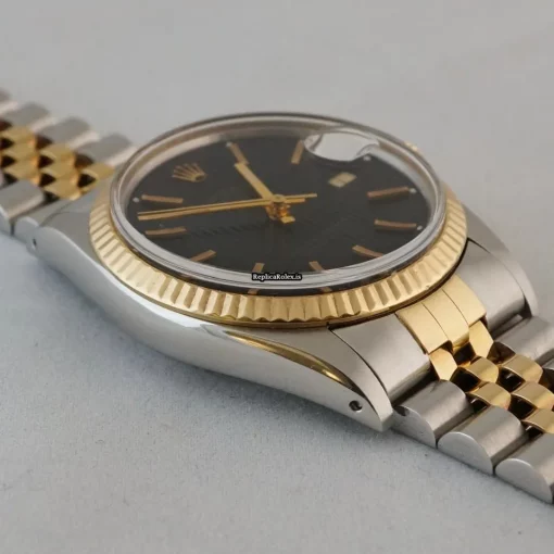 Fantastic Replica Rolex Datejust 16013 Caliber 3035 Automatic Movement 36mm Gold/steel Case Mens/unisex Watch - Image 6