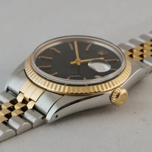 Fantastic Replica Rolex Datejust 16013 Caliber 3035 Automatic Movement 36mm Gold/steel Case Mens/unisex Watch - Image 7
