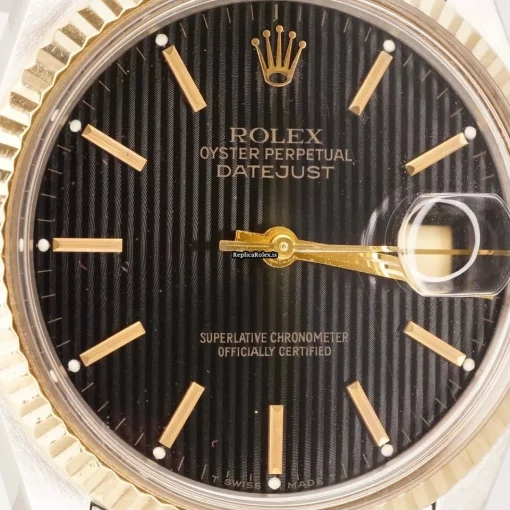Fantastic Replica Rolex Datejust 16013 Caliber 3035 Automatic Movement 36mm Gold/steel Case Mens/unisex Watch - Image 9