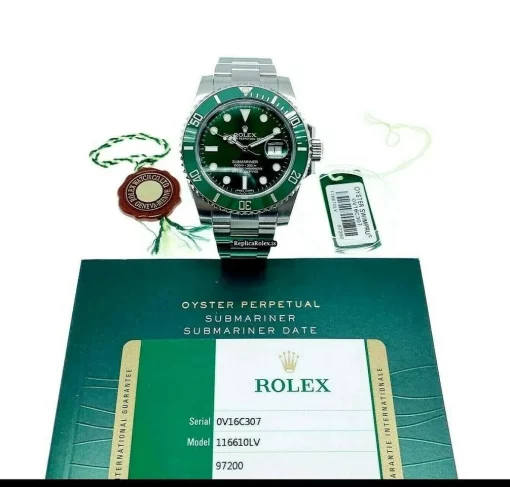 Aaa Replica Rolex Submariner Date 116610lv Caliber 3135 Automatic Movement 40mm Steel Case Mens/unisex Watch - Image 3