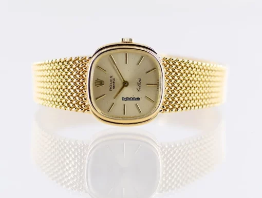 Marvellous Fakes Rolex Cellini 4073 Caliber 1600 Manual Winding Movement 25mm Yellow Gold Case Watch - Image 12