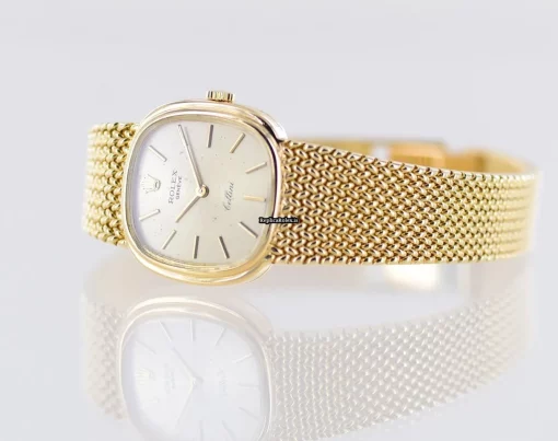 Marvellous Fakes Rolex Cellini 4073 Caliber 1600 Manual Winding Movement 25mm Yellow Gold Case Watch - Image 13