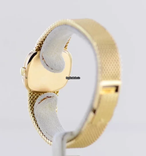 Marvellous Fakes Rolex Cellini 4073 Caliber 1600 Manual Winding Movement 25mm Yellow Gold Case Watch - Image 6