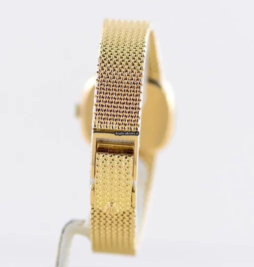 Marvellous Fakes Rolex Cellini 4073 Caliber 1600 Manual Winding Movement 25mm Yellow Gold Case Watch - Image 7