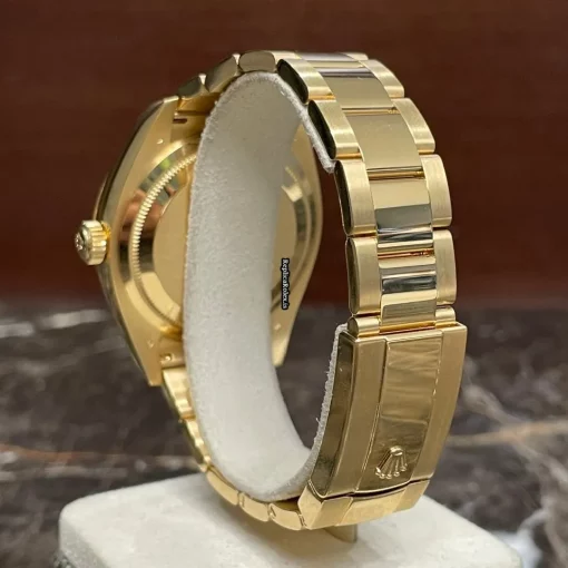 Top Replica Rolex Sky-dweller 326938 Caliber 9001 Automatic Movement 42mm Yellow Gold Case Mens/unisex Watch - Image 4
