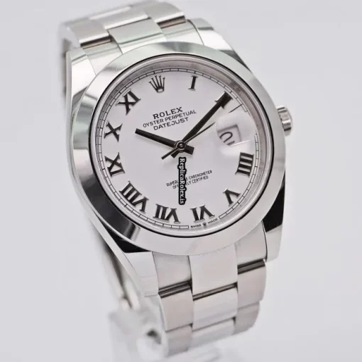 Great Fake Rolex Datejust 126300 Automatic Movement 40mm Steel Case Mens/unisex Watch - Image 4