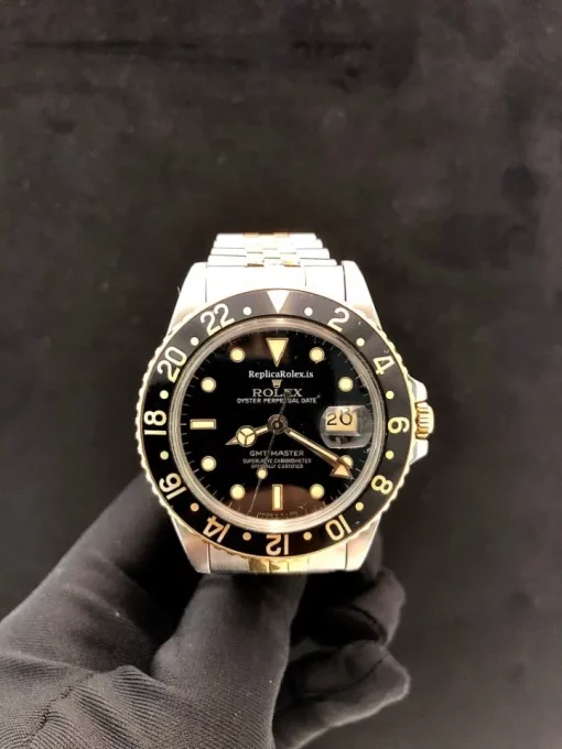 Attractive Copy Rolex Gmt-master 16753 Caliber 3075 Automatic Movement 40mm Gold/steel Case Mens/unisex Watch