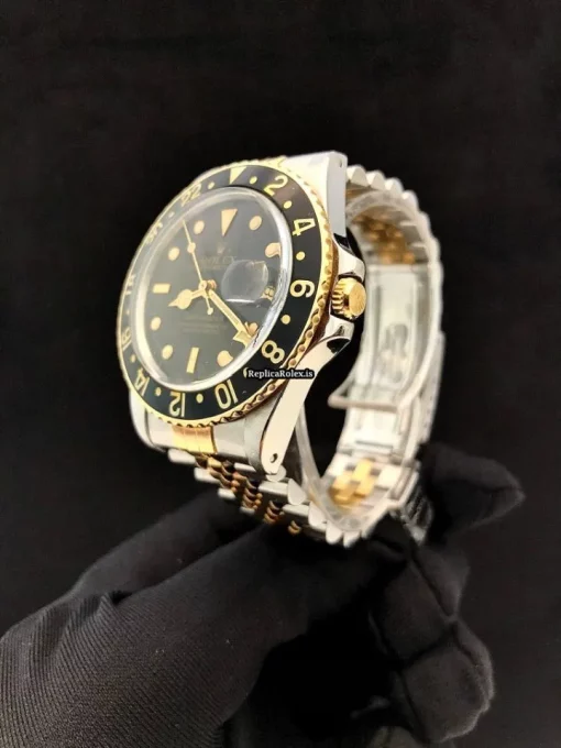 Attractive Copy Rolex Gmt-master 16753 Caliber 3075 Automatic Movement 40mm Gold/steel Case Mens/unisex Watch - Image 2