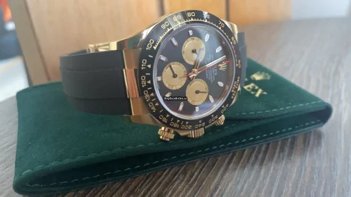 Offering Replica Rolex Daytona 116518ln Caliber 4130 Automatic Movement 40mm Yellow Gold Case Mens/unisex Watch
