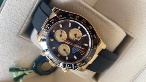 Offering Replica Rolex Daytona 116518ln Caliber 4130 Automatic Movement 40mm Yellow Gold Case Mens/unisex Watch - Image 2