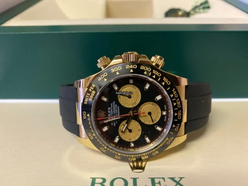 Offering Replica Rolex Daytona 116518ln Caliber 4130 Automatic Movement 40mm Yellow Gold Case Mens/unisex Watch - Image 3