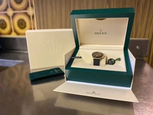 Offering Replica Rolex Daytona 116518ln Caliber 4130 Automatic Movement 40mm Yellow Gold Case Mens/unisex Watch - Image 6