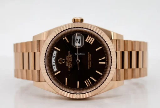 Luxury Imitation Rolex Day-date 40 228235 Caliber 3255 Automatic Movement 40mm Rose Gold Case Mens/unisex Watch - Image 3