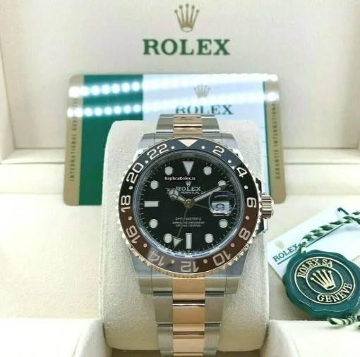 Nice Clone Rolex Gmt-master II 126711chnr Caliber 3285 Automatic Movement 40mm Gold/steel Case Mens/unisex Watch