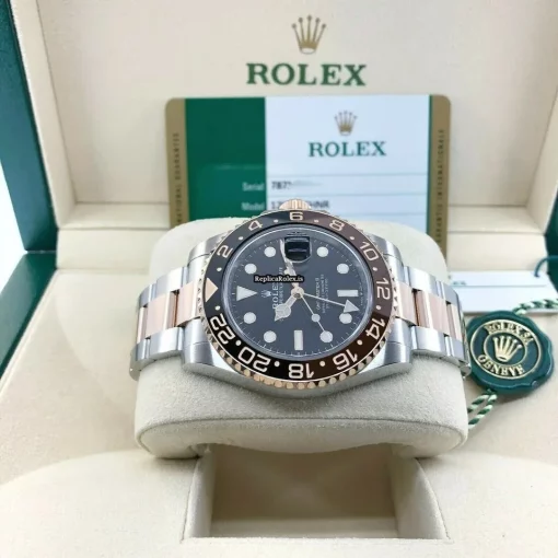 Nice Clone Rolex Gmt-master II 126711chnr Caliber 3285 Automatic Movement 40mm Gold/steel Case Mens/unisex Watch - Image 5