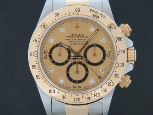 Luxury Replica Rolex Daytona 16523 Automatic Movement 40mm Gold/steel Case Mens/unisex Watch - Image 2