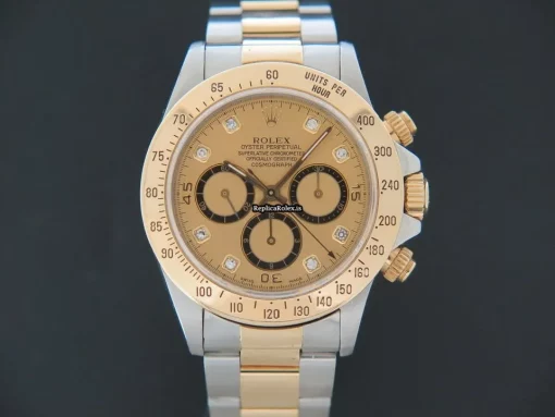 Luxury Replica Rolex Daytona 16523 Automatic Movement 40mm Gold/steel Case Mens/unisex Watch - Image 3