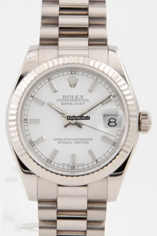 Ideal Replica Rolex Lady-datejust 178240 Automatic Movement 31mm White Gold Case Mens/unisex Watch