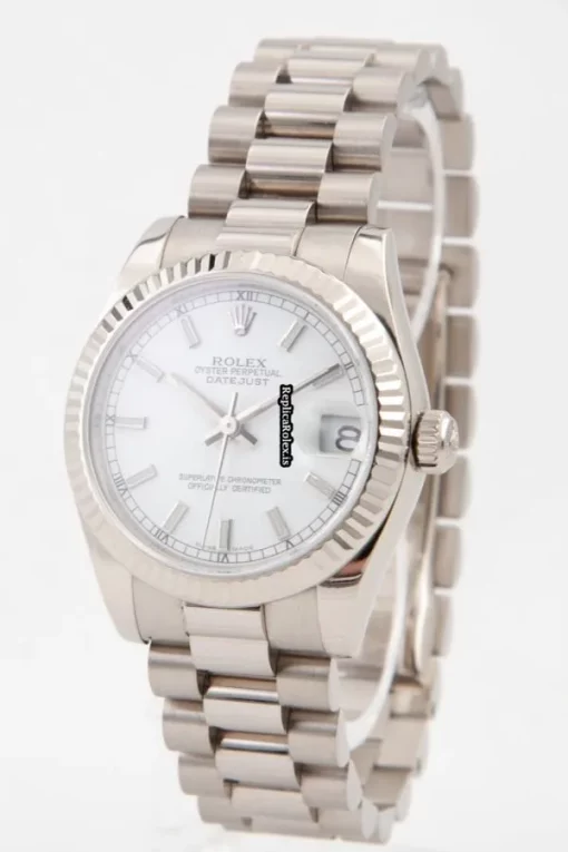 Ideal Replica Rolex Lady-datejust 178240 Automatic Movement 31mm White Gold Case Mens/unisex Watch - Image 2