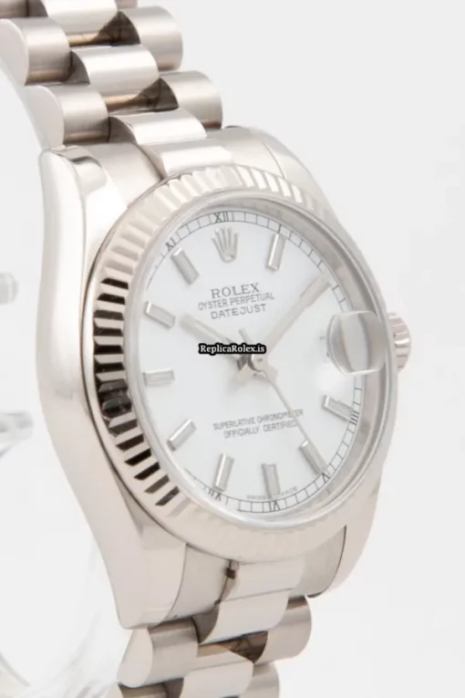 Ideal Replica Rolex Lady-datejust 178240 Automatic Movement 31mm White Gold Case Mens/unisex Watch - Image 6