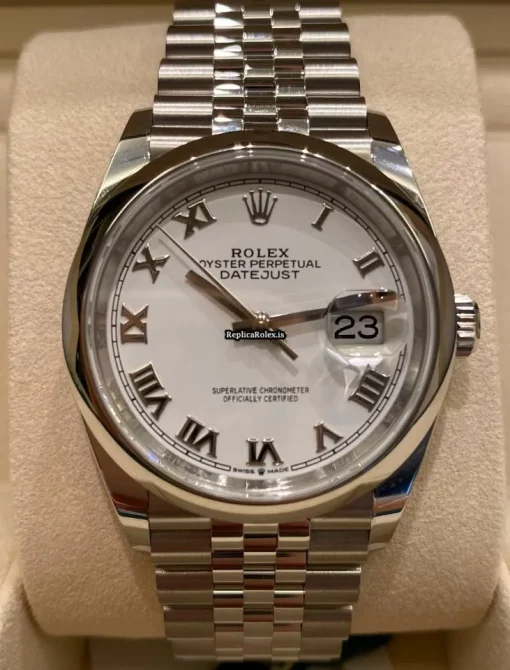 Fabulous Imitation Rolex Datejust 126200 Caliber 3235 Automatic Movement 36mm Steel Case Mens/unisex Watch