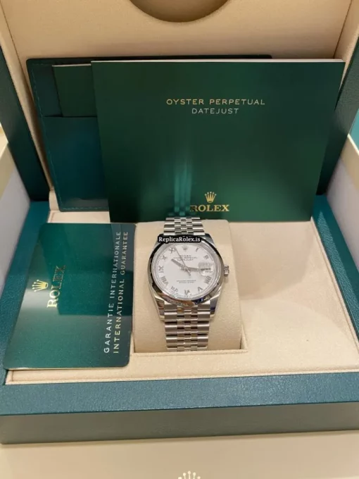 Fabulous Imitation Rolex Datejust 126200 Caliber 3235 Automatic Movement 36mm Steel Case Mens/unisex Watch - Image 6
