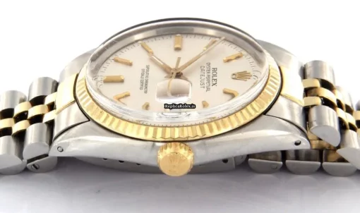 Discount Replica Rolex Datejust 16013 Caliber 3035 Automatic Movement 36mm Gold/steel Case Mens/unisex Watch - Image 2