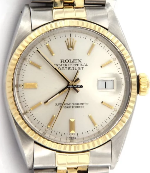 Discount Replica Rolex Datejust 16013 Caliber 3035 Automatic Movement 36mm Gold/steel Case Mens/unisex Watch - Image 4