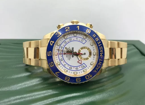 Special Fake Rolex Yacht-master II 116688 Caliber 4161 Automatic Movement 44mm Yellow Gold Case Mens/unisex Watch - Image 2
