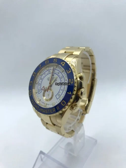 Special Fake Rolex Yacht-master II 116688 Caliber 4161 Automatic Movement 44mm Yellow Gold Case Mens/unisex Watch - Image 3