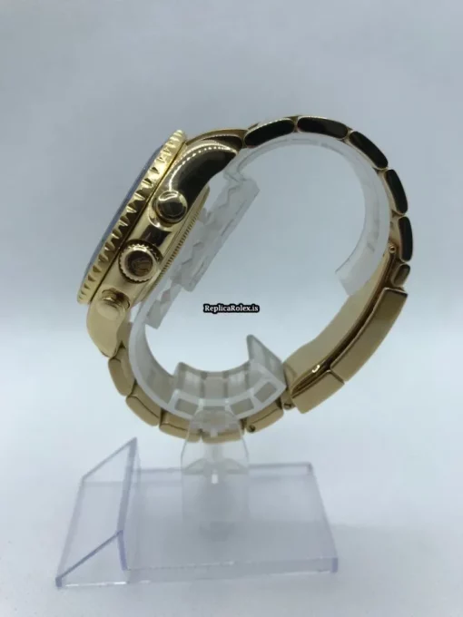 Special Fake Rolex Yacht-master II 116688 Caliber 4161 Automatic Movement 44mm Yellow Gold Case Mens/unisex Watch - Image 4