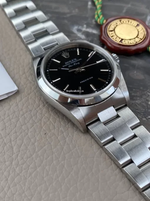 1:1 Replica Rolex Air King Precision 14000m Caliber 3130 Automatic Movement 34mm Steel Case Mens/unisex Watch - Image 5