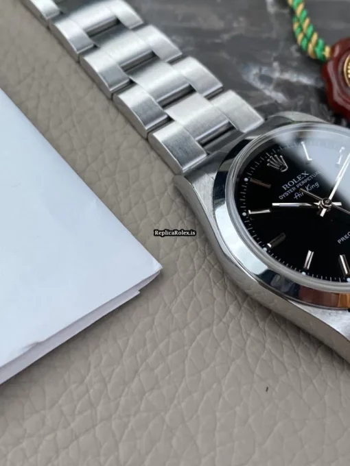 1:1 Replica Rolex Air King Precision 14000m Caliber 3130 Automatic Movement 34mm Steel Case Mens/unisex Watch - Image 9