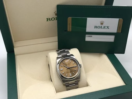 Remarkable Replica Rolex Oyster Perpetual 36 116000 Caliber 3130 Automatic Movement 36mm Steel Case Mens/unisex Watch - Image 8