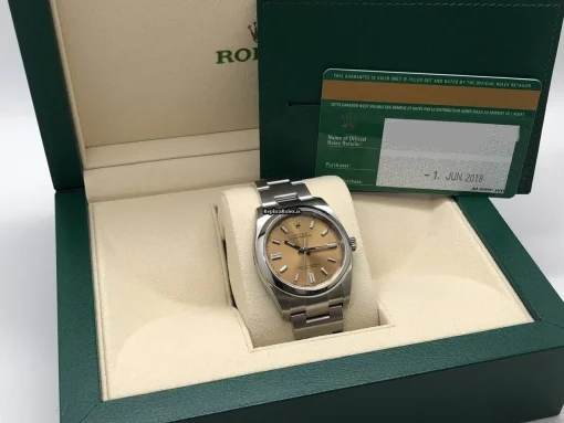 Remarkable Replica Rolex Oyster Perpetual 36 116000 Caliber 3130 Automatic Movement 36mm Steel Case Mens/unisex Watch - Image 9