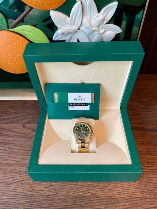 1:1 Replicas Rolex Daytona 116508 Caliber 4130 Automatic Movement 40mm Yellow Gold Case Mens/unisex Watch - Image 7