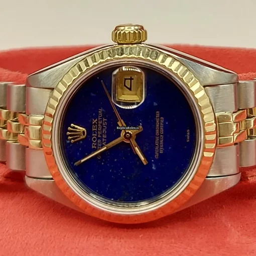 Good Replica Rolex Lady-datejust 69173 Caliber 2135 Automatic Movement 26mm Gold/steel Case Womens Watch - Image 10
