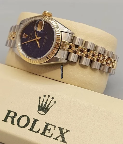 Good Replica Rolex Lady-datejust 69173 Caliber 2135 Automatic Movement 26mm Gold/steel Case Womens Watch - Image 2