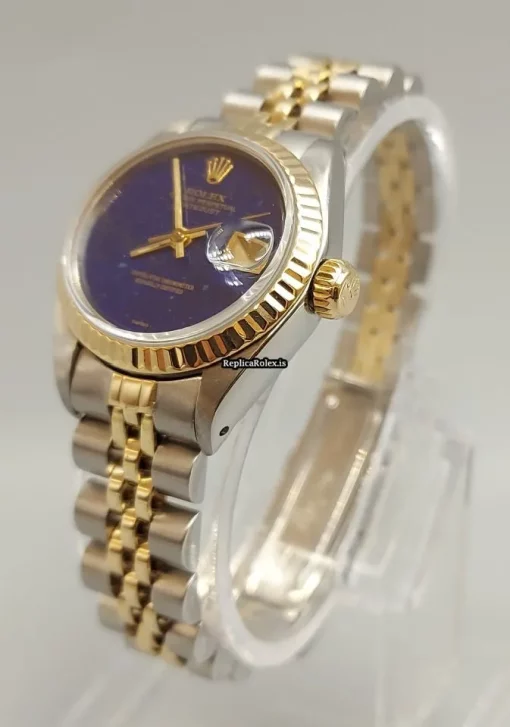 Good Replica Rolex Lady-datejust 69173 Caliber 2135 Automatic Movement 26mm Gold/steel Case Womens Watch - Image 5