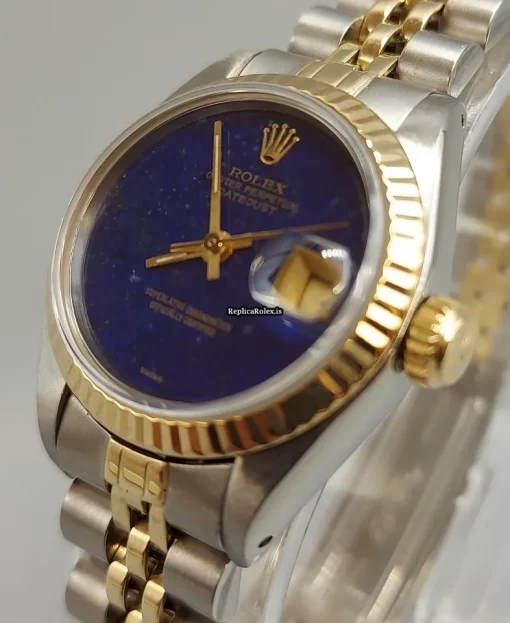 Good Replica Rolex Lady-datejust 69173 Caliber 2135 Automatic Movement 26mm Gold/steel Case Womens Watch - Image 8
