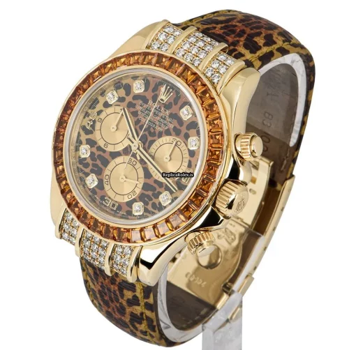 Cool Fake Rolex Daytona 116598saco Automatic Movement 40mm Yellow Gold Case Mens/unisex Watch - Image 3