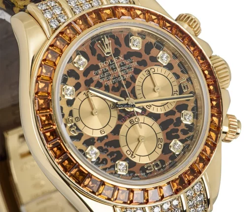 Cool Fake Rolex Daytona 116598saco Automatic Movement 40mm Yellow Gold Case Mens/unisex Watch - Image 4