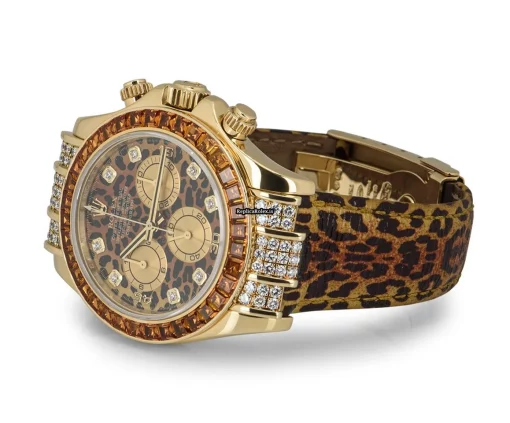 Cool Fake Rolex Daytona 116598saco Automatic Movement 40mm Yellow Gold Case Mens/unisex Watch - Image 5