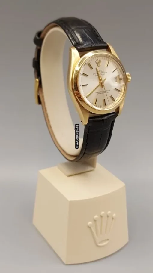 Special Fake Rolex Datejust 6824 Caliber 2030 Automatic Movement 31mm Yellow Gold Case Watch - Image 6