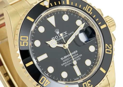 Beautiful Replica Rolex Submariner 126618ln Caliber 3235 Automatic Movement 41mm Yellow Gold Case Mens/unisex Watch - Image 5