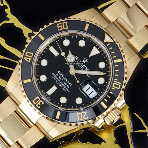 Beautiful Replica Rolex Submariner 126618ln Caliber 3235 Automatic Movement 41mm Yellow Gold Case Mens/unisex Watch - Image 8
