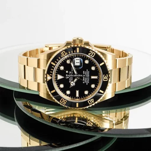 Beautiful Replica Rolex Submariner 126618ln Caliber 3235 Automatic Movement 41mm Yellow Gold Case Mens/unisex Watch - Image 9